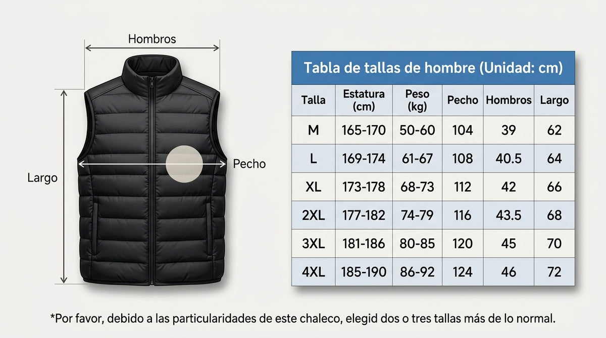Chaleco Calefactable Winter