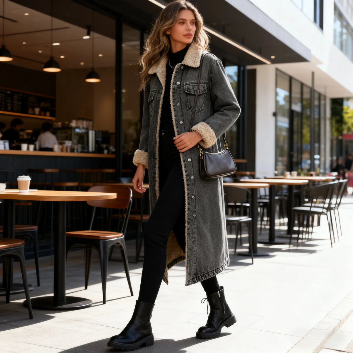 Abrigo Denim Aura