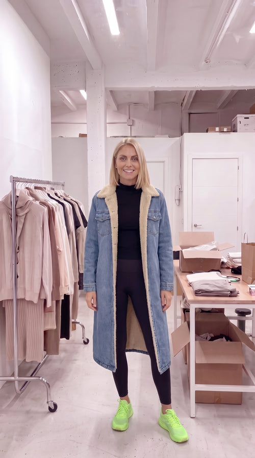 Abrigo Denim Aura