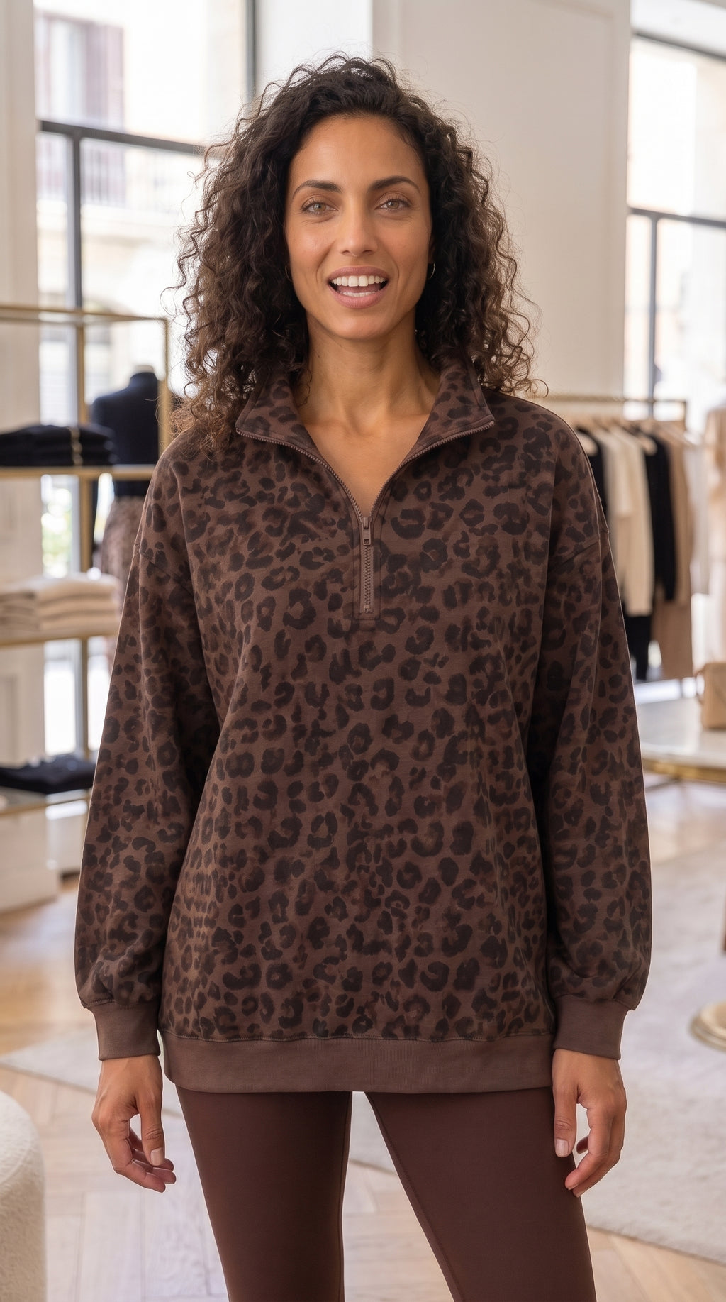 Sudadera Leopardo