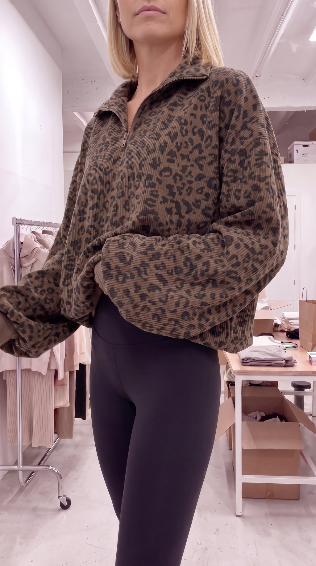 Sudadera Leopardo